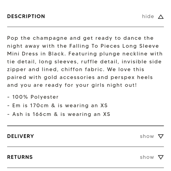 White Fox Boutique Long Sleeve Dress - Picture 4 of 5